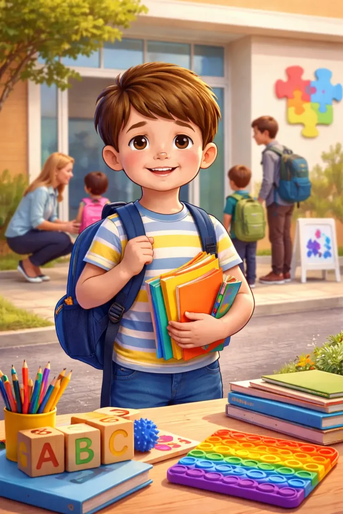 Back to school excitement